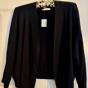 *NEW with tags * Dress Barn Black Shrug